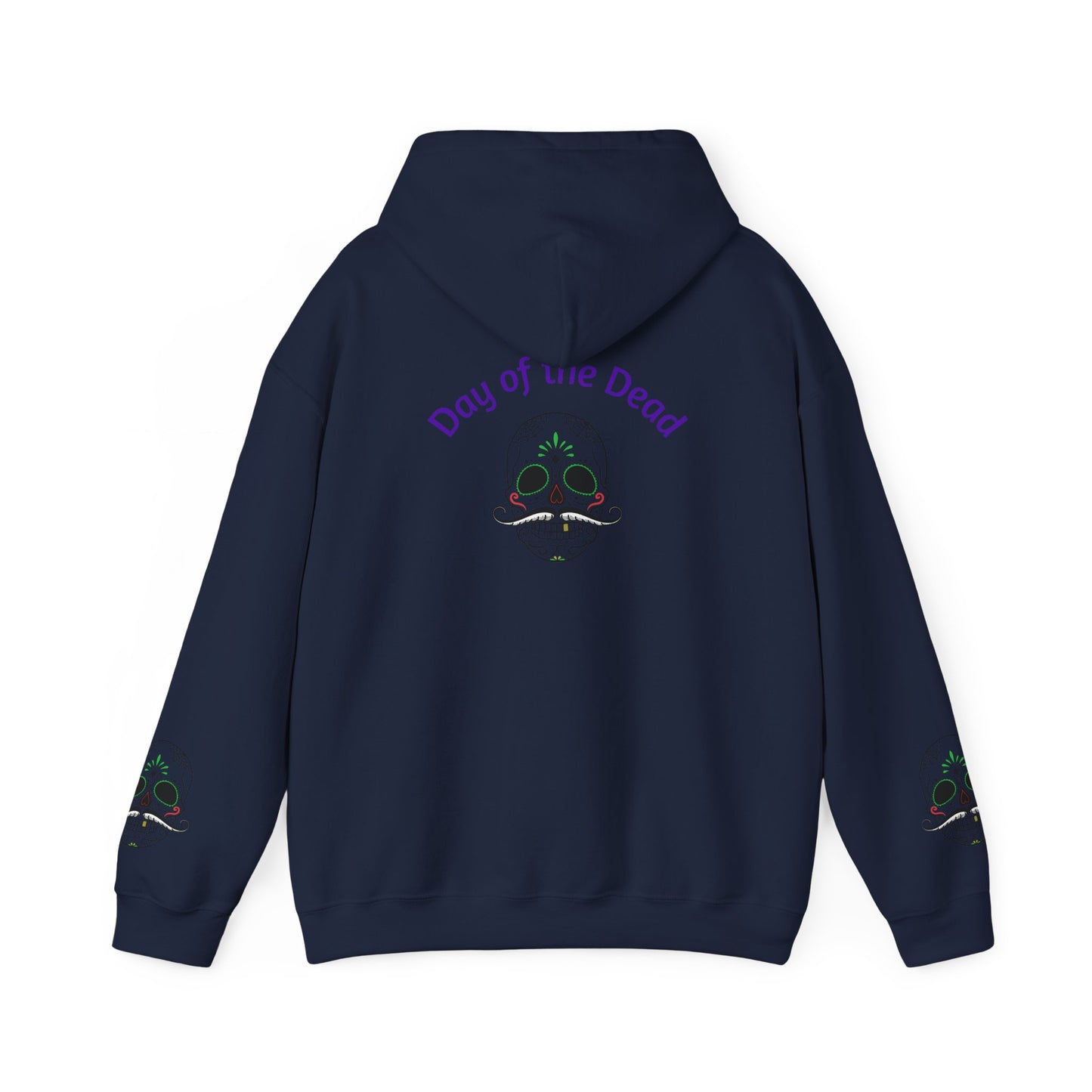 Day of the Dead Hoodie | Unisex Heavy Blend Sweatshirt, Skull Art, Mexican Holiday Apparel, Halloween Costume, Festival Gear