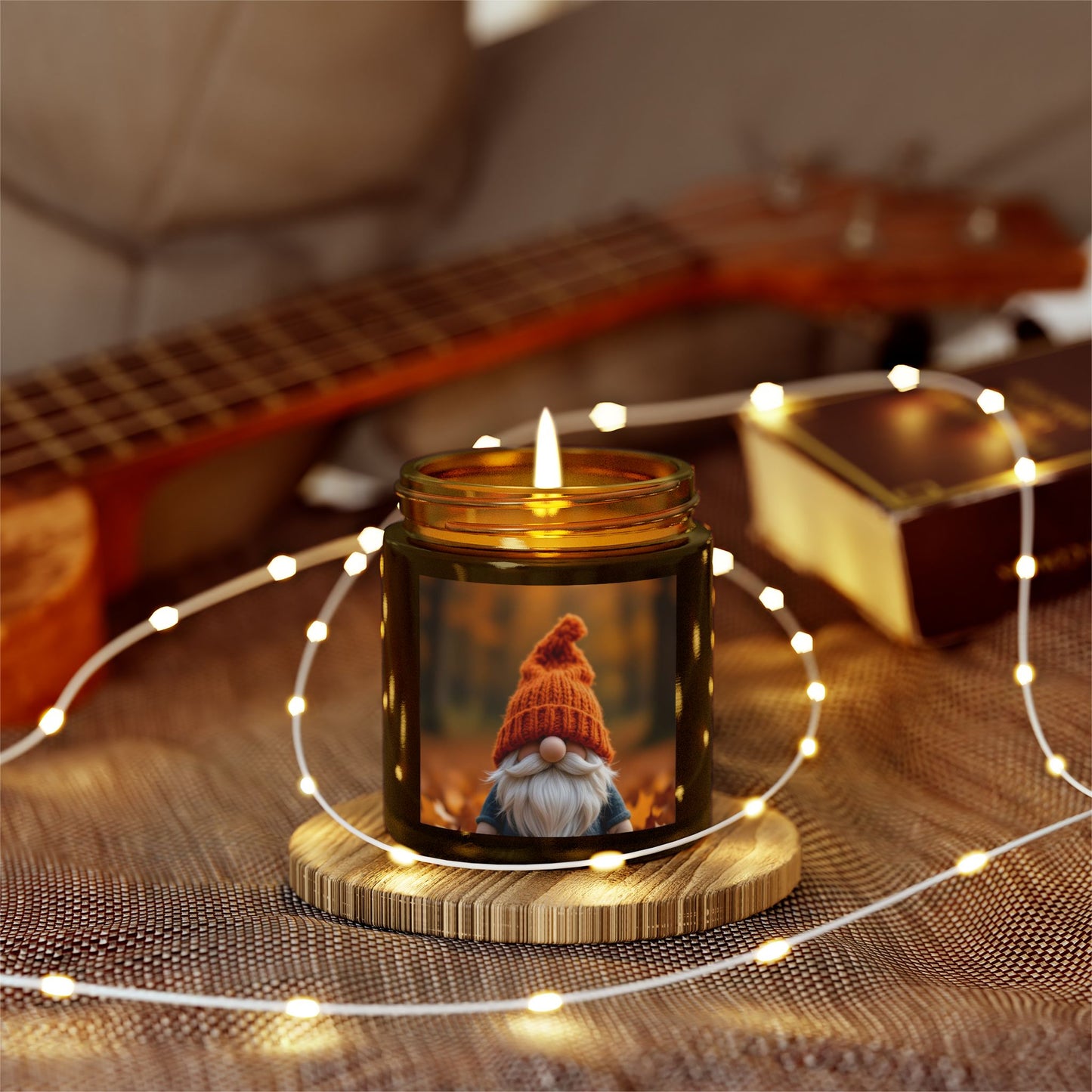 Autumn Gnome Scented Candles, Cozy Home Decor, Fall Gifts, Seasonal Aromatherapy, Relaxation, Thanksgiving Celebration