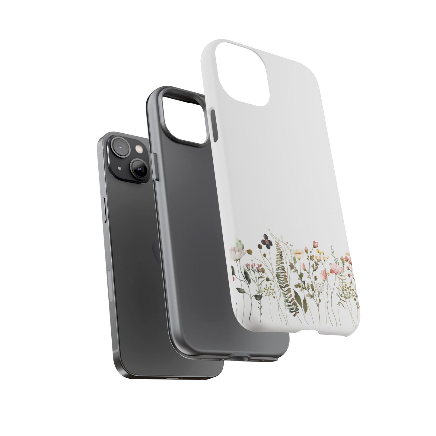 Floral Phone Case - Tough Cases for Nature Lovers, Stylish Floral Design, Phone Protection, Gifts for Her, Eco-Friendly Tech Accessories