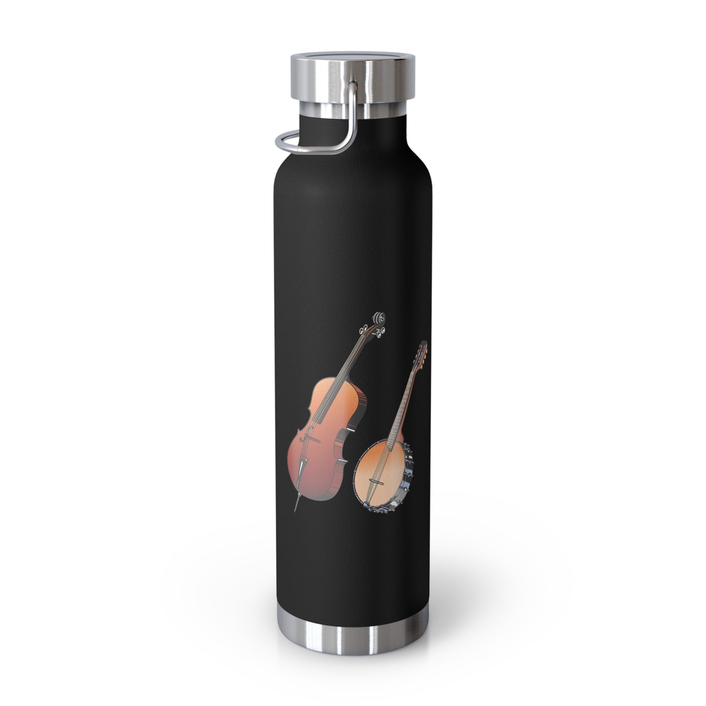 Musical Instruments Water Bottle | Copper Vacuum Insulated Bottle | Gift for Musicians, Music Lovers, Durable Travel Mug, Concert [...]