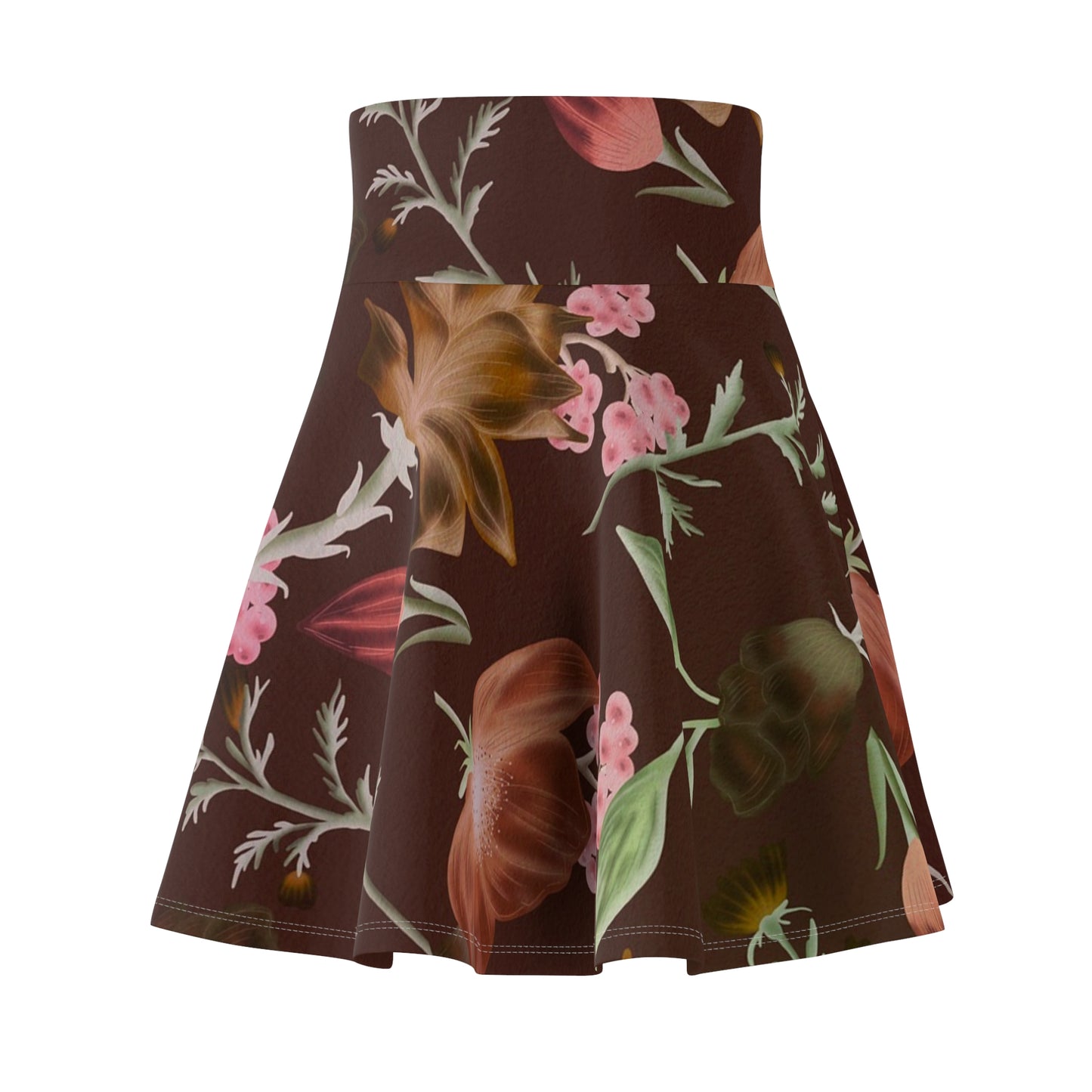 Floral Women's Skater Skirt, Spring Fashion, Casual Wear, Party Skirt, Summer Outfit, Mother’s Day Gift