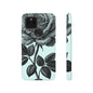Elegant Floral Phone Case, Tough Cases for iPhones, Black Rose Design, Gift for Her, Stylish Phone Cover, Birthday Gifts