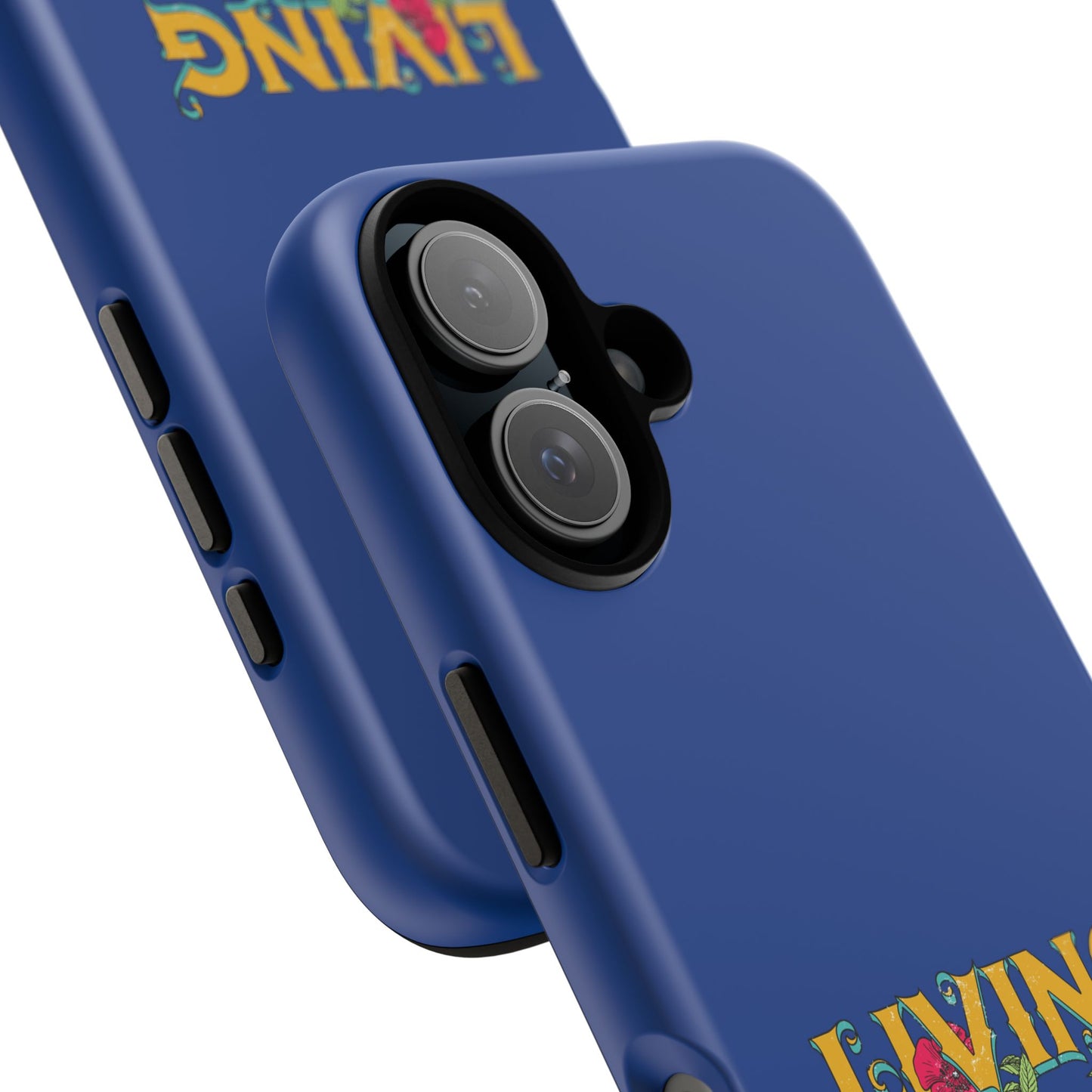 Living the Dream Phone Case, Floral Phone Cover, Tough Phone Case, Inspirational Gift, Boho Style Accessory, Dreamer Case