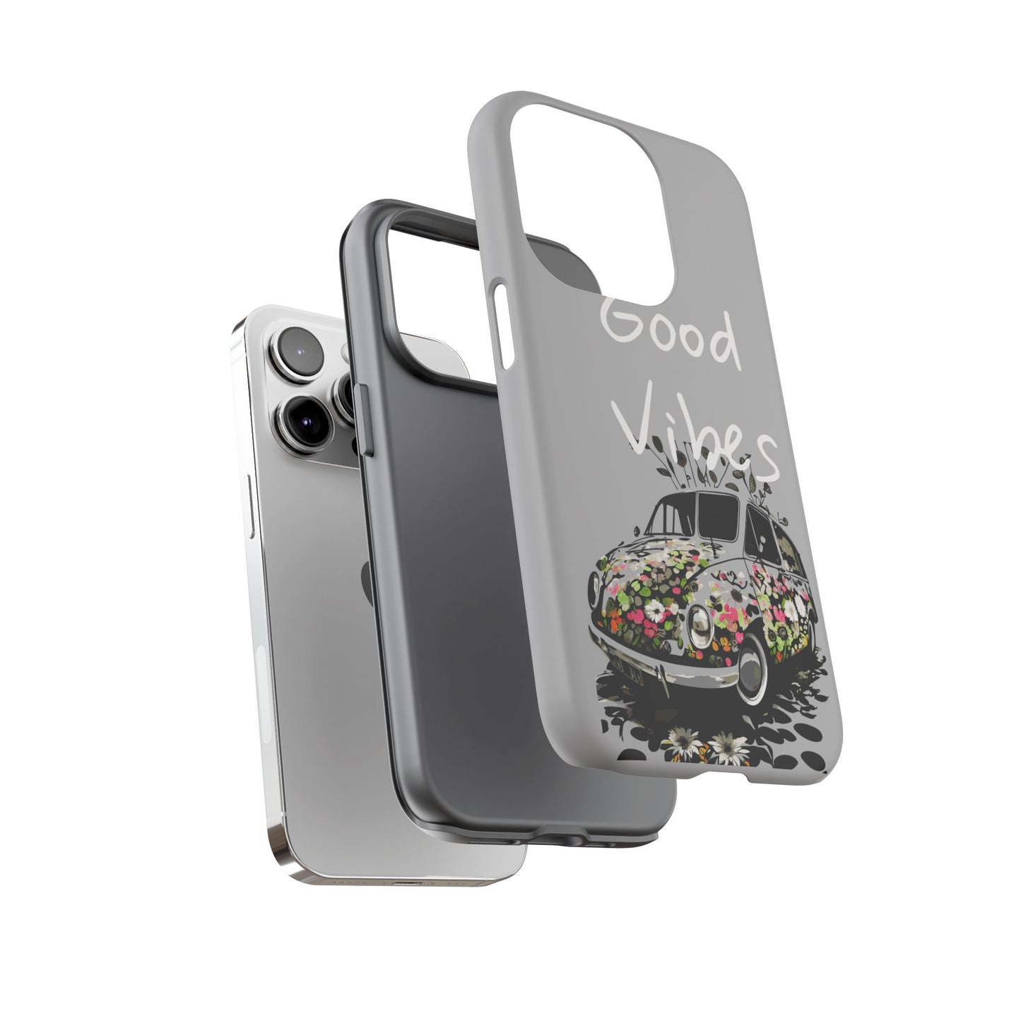 Floral Phone Case | Good Vibes, Phone Accessories, Gift for Her, Trendy Tech, Summer Vibes, Birthday Gift