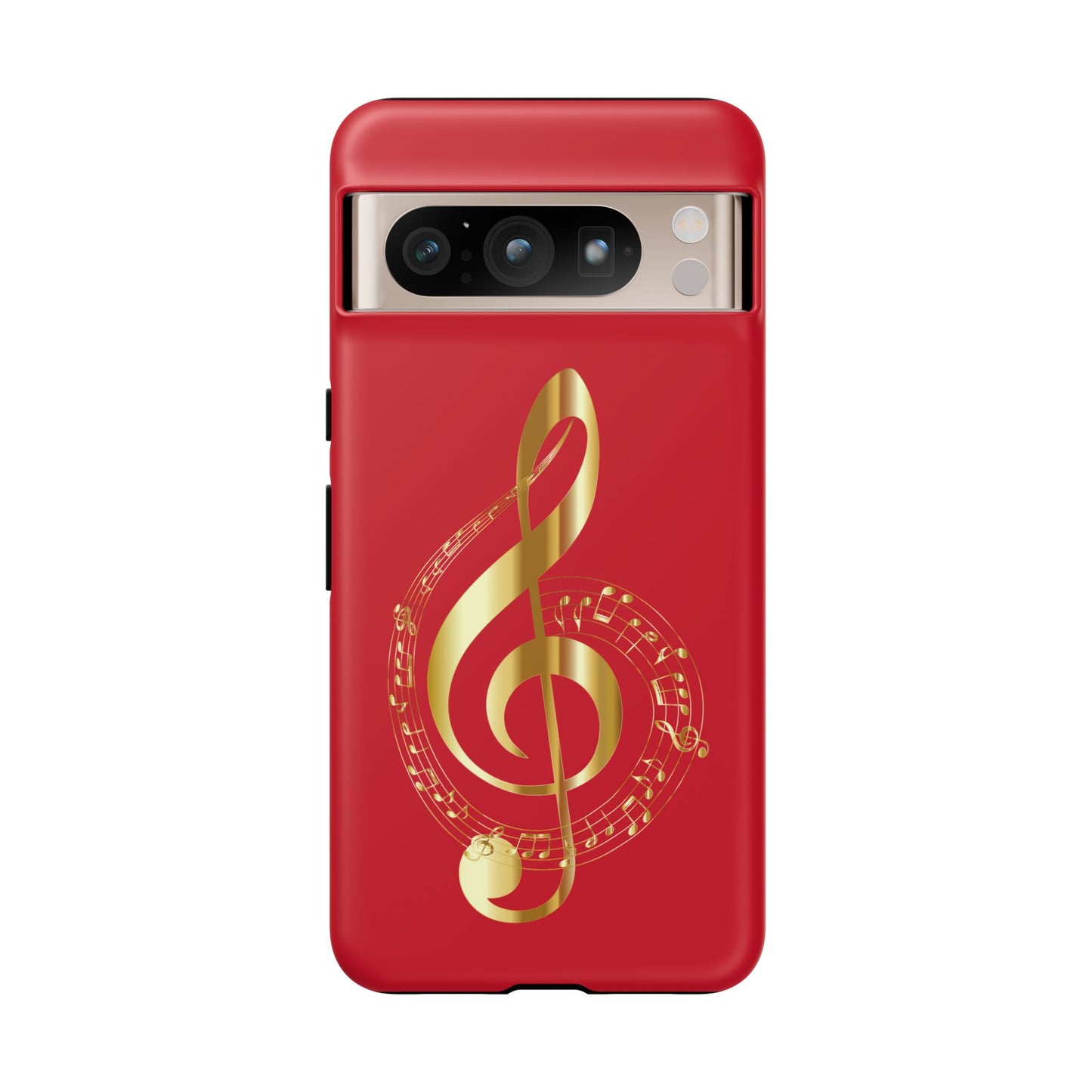 Tough Cases - Red Musical Note
