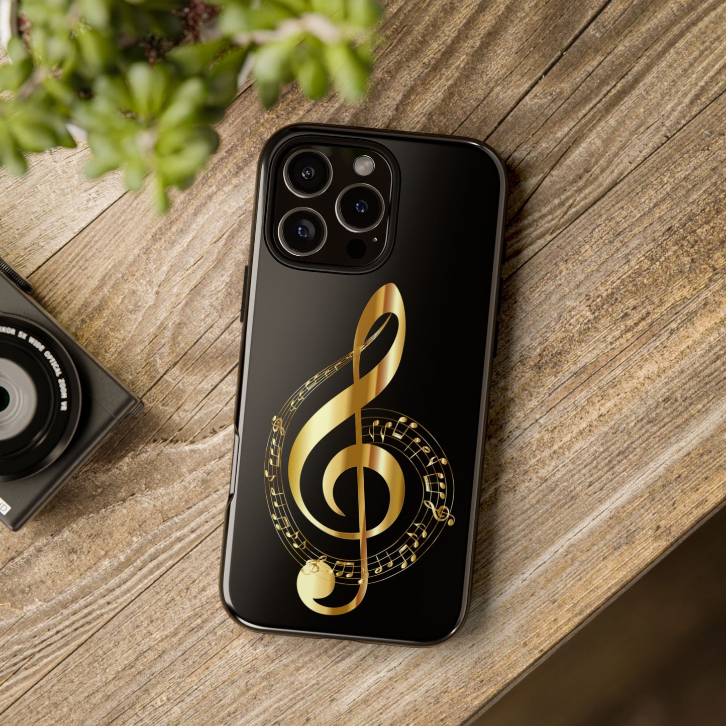 Tough Cases black gold musical Note