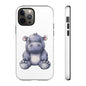 Cute Hippo Phone Case, Unique Tough Cases, Animal Lover Gift, Cute Animal Design, Baby Animal Phone Accessory