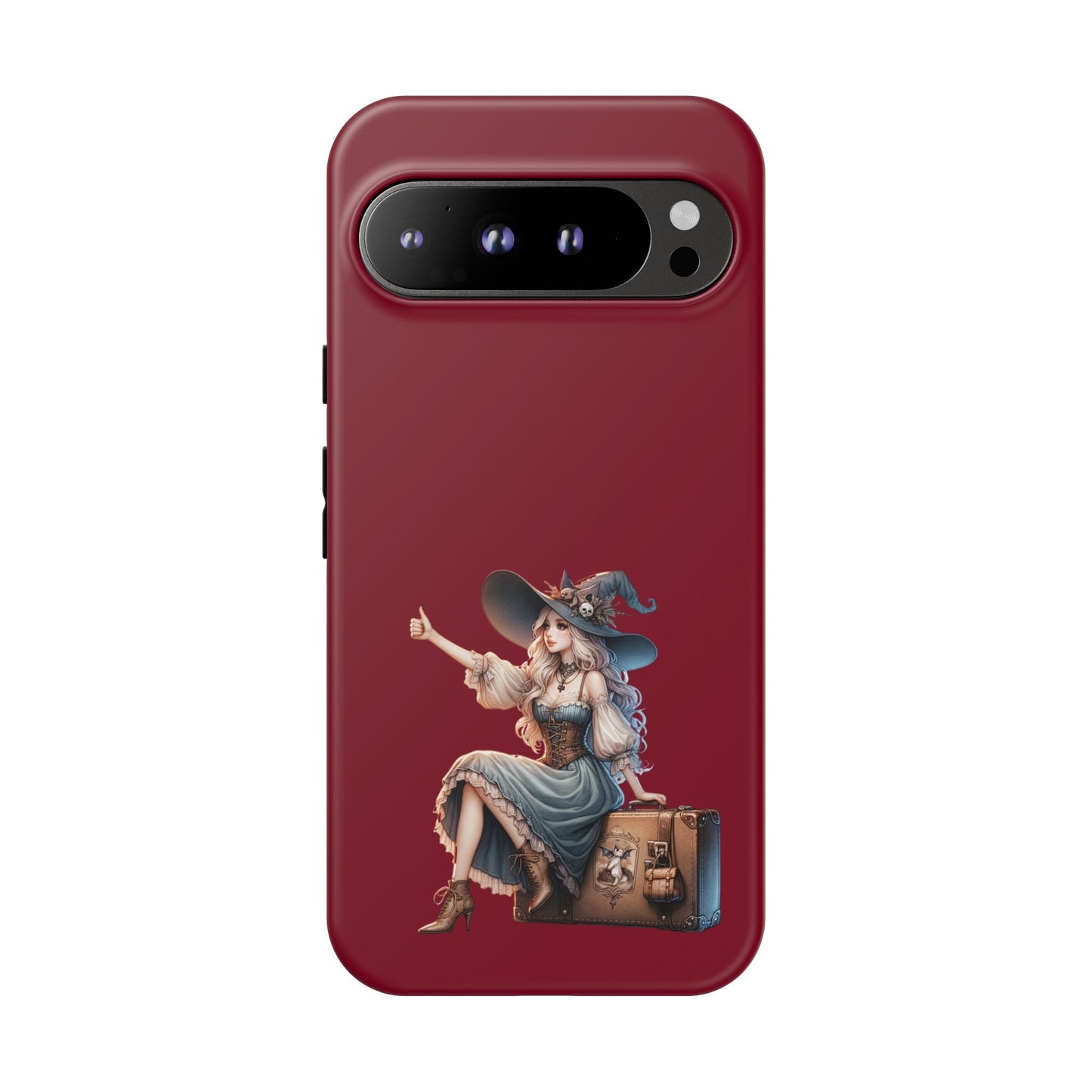 Witchy Phone Case - Magical, Durable - Halloween Gift, Cosplay Accessory, Cute Witch Design