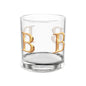 Monogrammed Rocks Glass, Personalized Barware Letter B