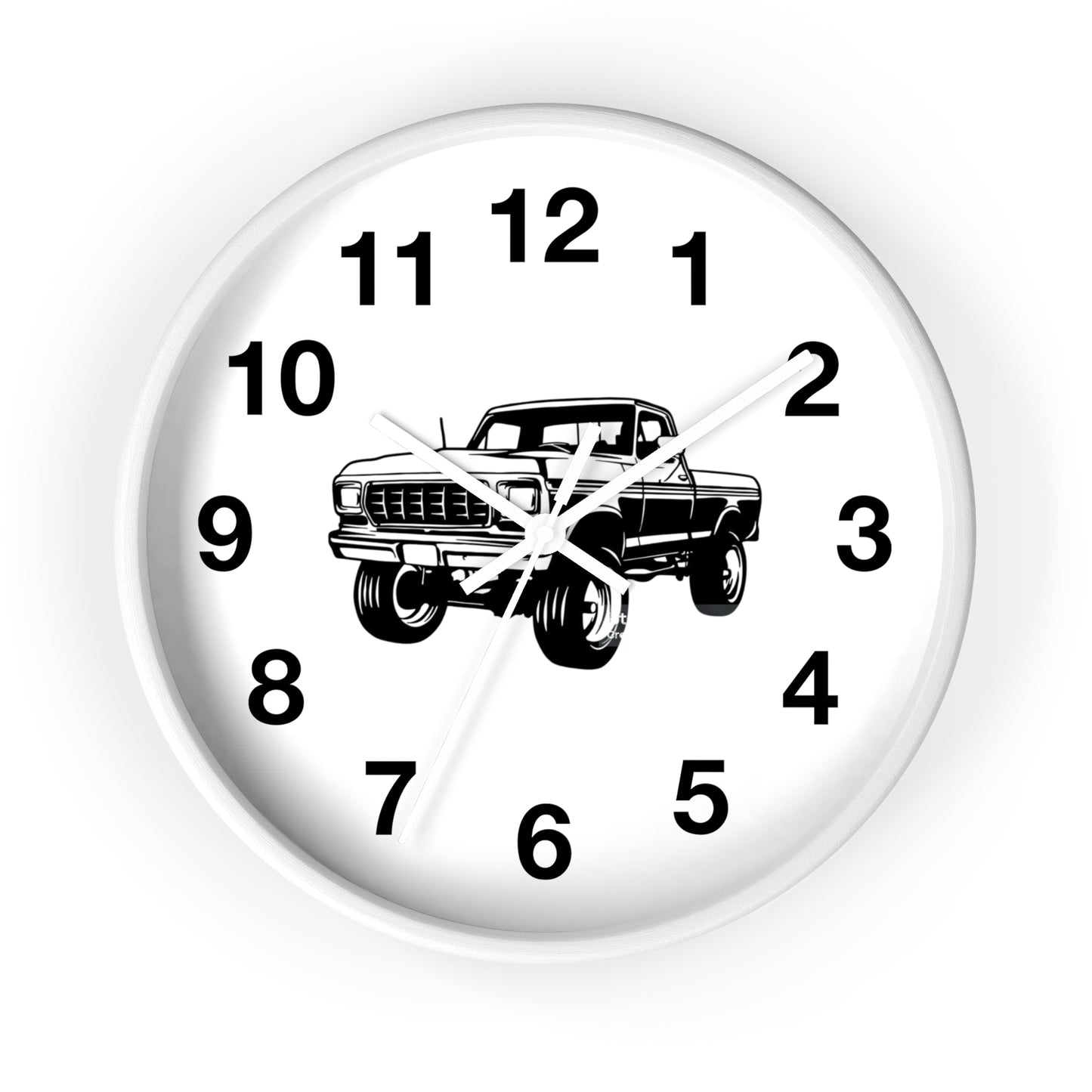 Classic Pickup Truck Wall Clock | Automotive Decor, Gift for Car Lovers, Rustic Home Accent, Garage Wall Art, Unique Timepiece