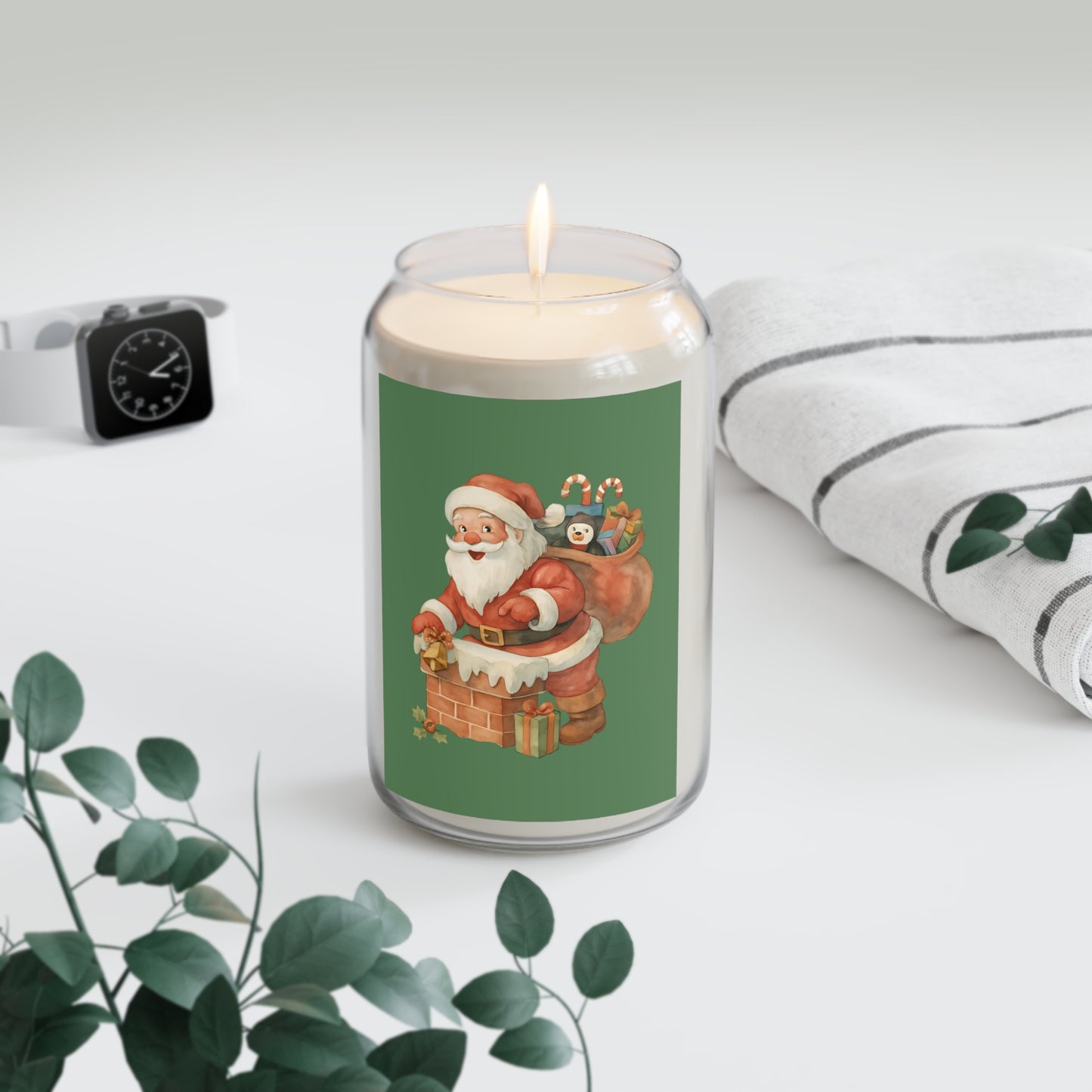 Santa's Workshop Scented Candle | Holiday Aromatherapy, Home Decor, Gift for Christmas, Festive Candle, Holiday Relaxation