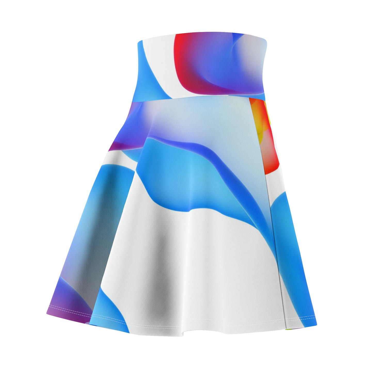 Colorful Women's Skater Skirt - Stylish Casual Wear, Party Style, Spring/Summer Fashion, Festival Outfit, Unique Gift Idea