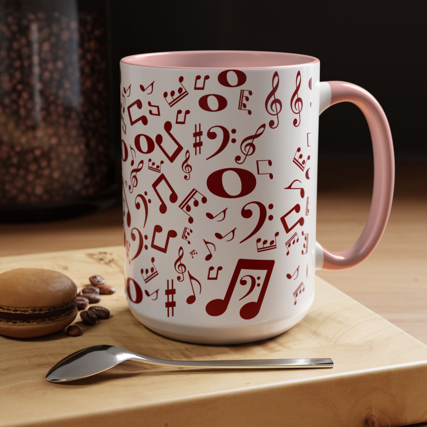 Musical Accent Mug - Perfect for Music Lovers, Gifts for Musicians, Coffee Lover's Essential, Singing Inspiration, Music-Themed [...]