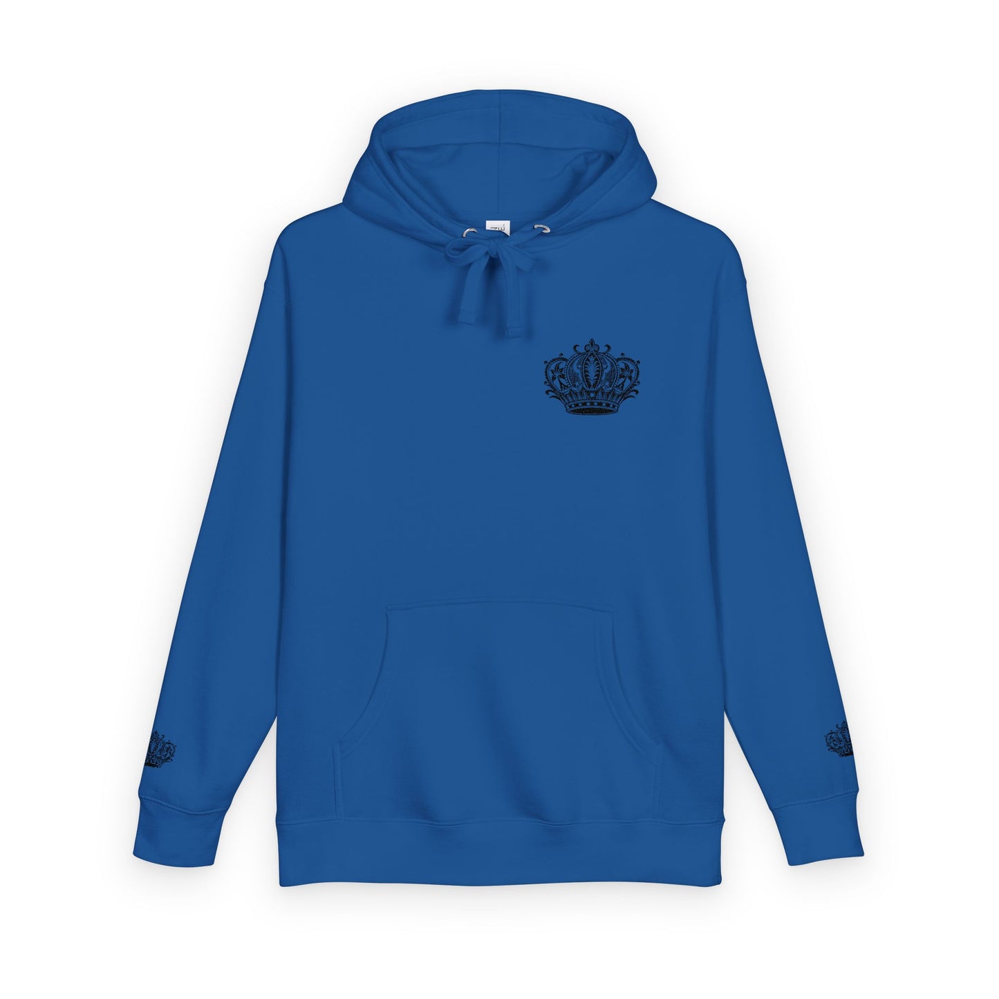 Crown Floral Unisex Fleece Hoodie | Cozy Streetwear, Perfect Gift for Him & Her, Autumn Fashion, Casual Wear, Trendy Outfit
