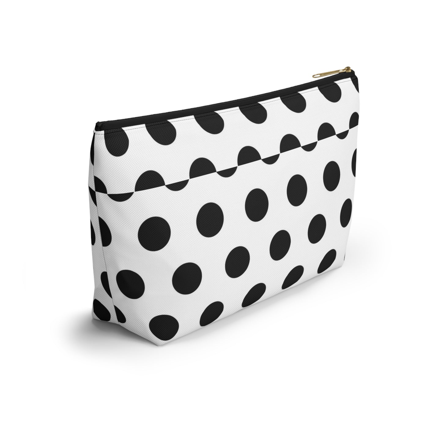 Chic Polka Dot Accessory Pouch, Stylish Makeup Bag, Travel Organizer, Gift for Her, Fun Dot Pattern, Cosmetic Case