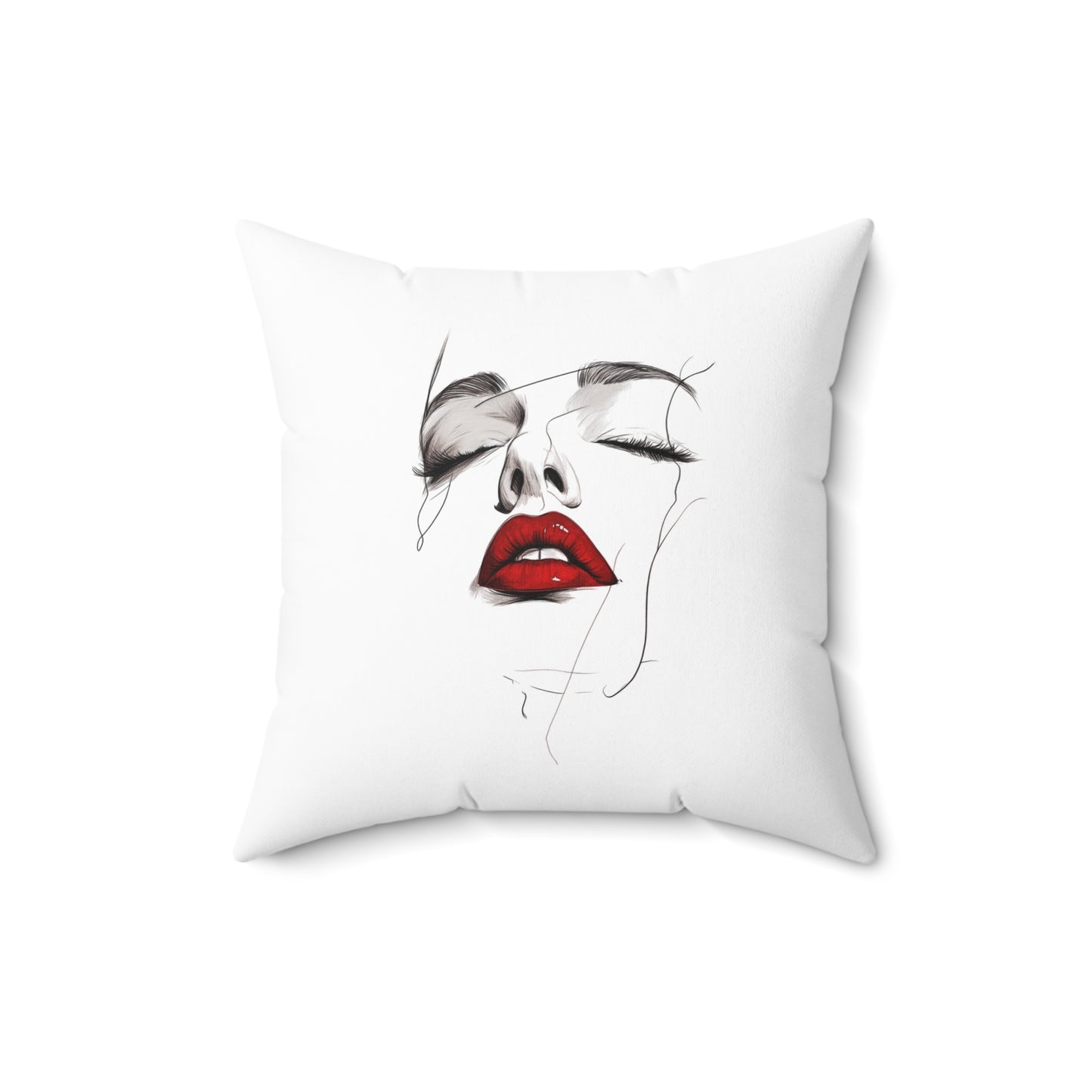 Chic Art Pillow, Stylish Home Decor, Modern Throw Cushion, Fashion-Inspired Accent Pillow, Gift for Art Lovers