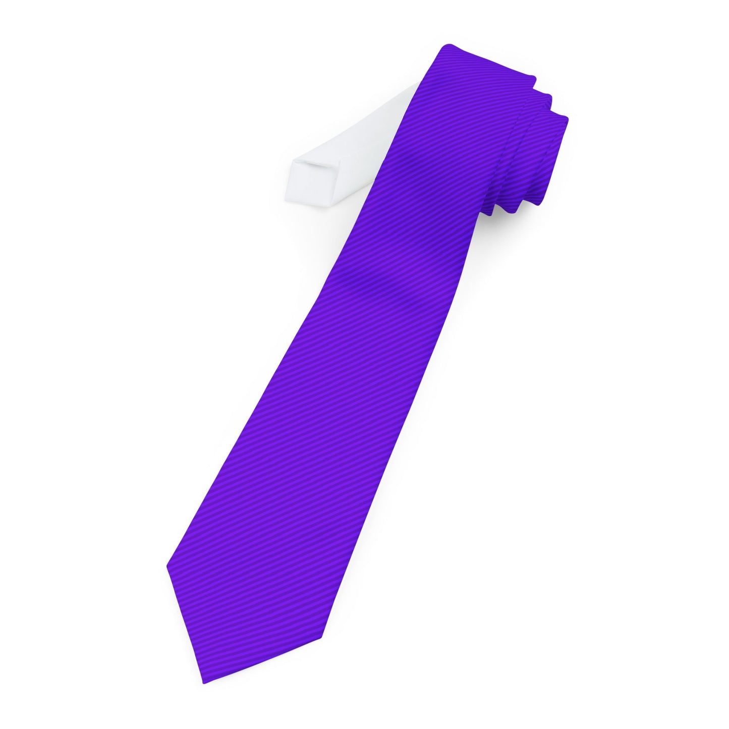 Purple Solid Necktie - Elegant Accessory for Formal Occasions