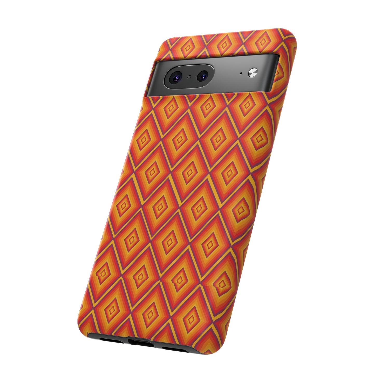 Geometric Phone Case, Tough Cases for Protection, Stylish Smartphone Cover, Vibrant Patterned Phone Accessory, Unique Gift Idea, [...]
