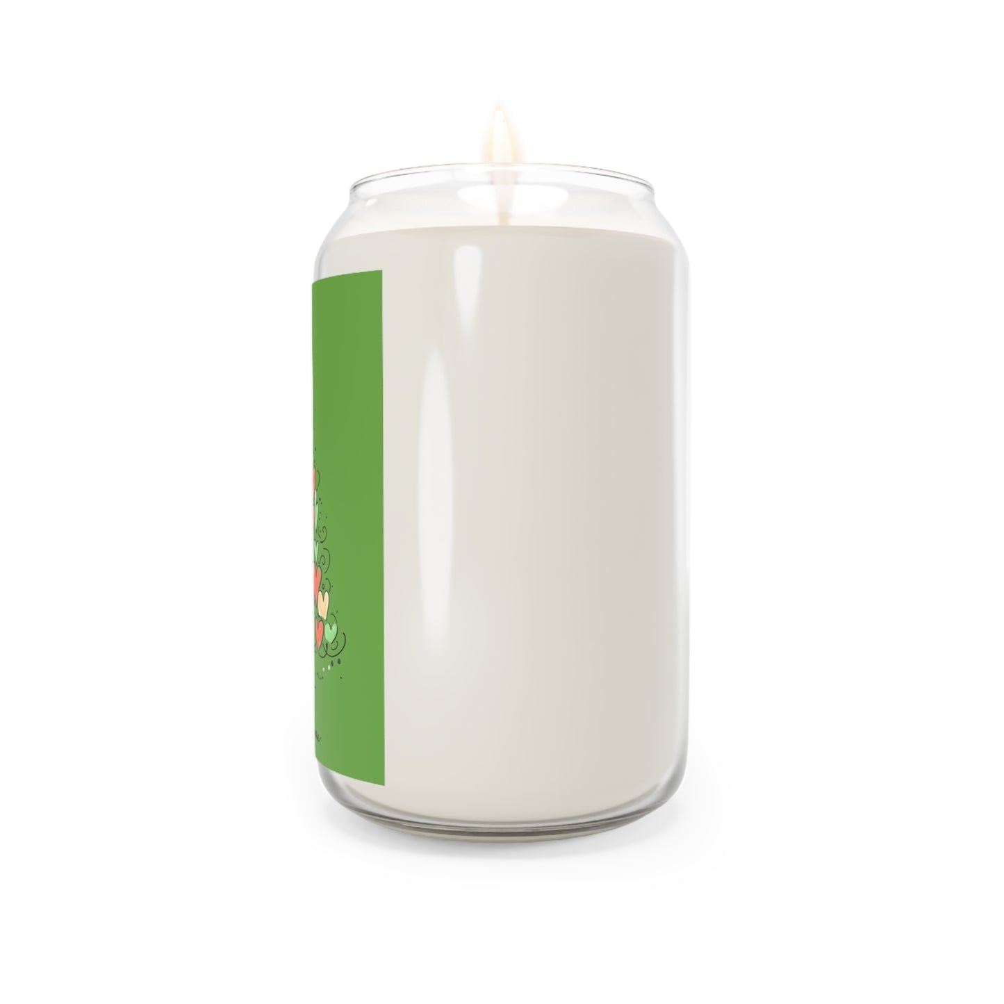 Christmas Scented Soy Candle - 13.75oz Heart Tree Design