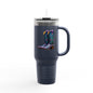 Insulated Travel Mug, 40oz - Cowboy boots