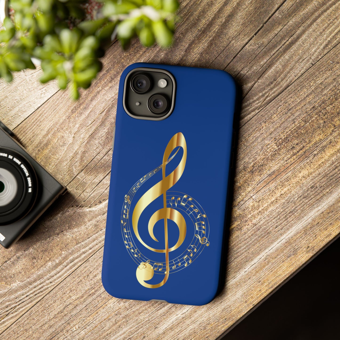 Tough Cases Blue and Gold Musical Note