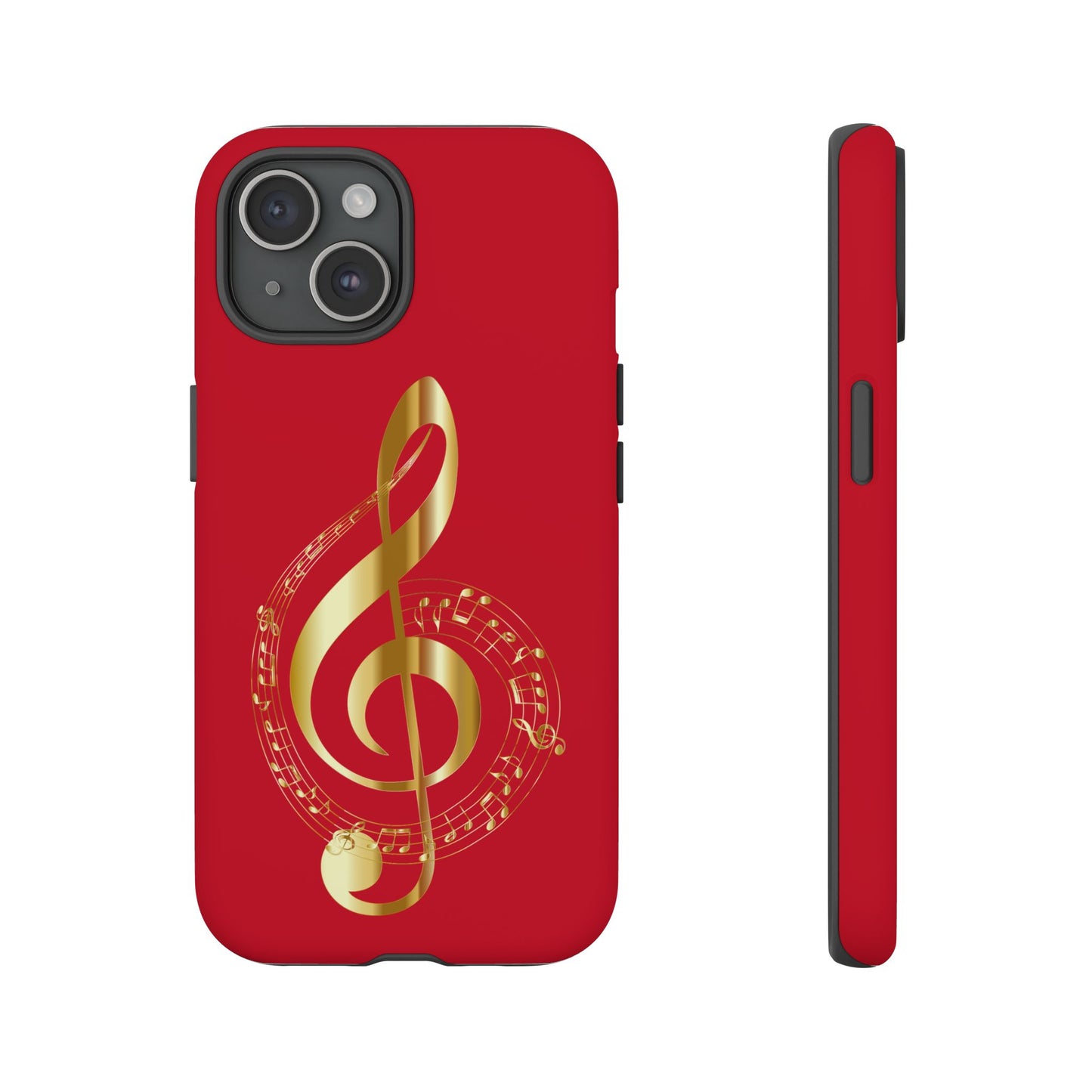 Tough Cases - Red Musical Note