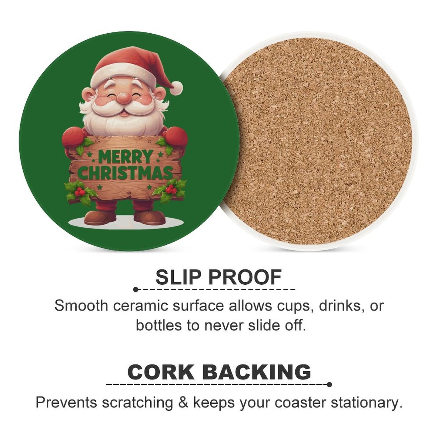 Round Ceramic Coaster