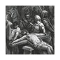 Crucifixion Art Matte Canvas Print – Stretched Religious Wall Decor