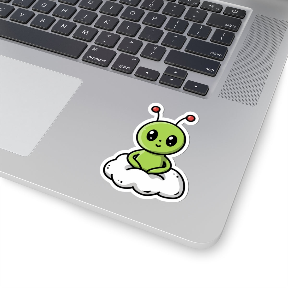 Cute Alien Kiss-Cut Stickers - Fun Decor for Laptops, Water Bottles, Notebooks, Kids' Parties, Gifts
