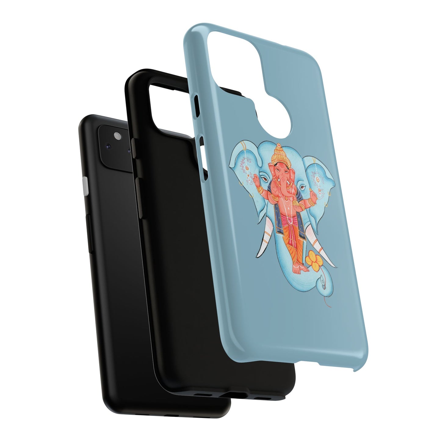 Tough Cases: Ganesh-Inspired Phone Case, Bohemian Phone Cover, Hindu Art Accessory, Festival Gift, Protective Phone Shell