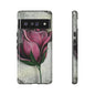 Rose Phone Case – Tough Cases, Floral Phone Cover, Gift for Her, Minimalist Design, Nature Lover's Accessory, Birthday Gift Idea