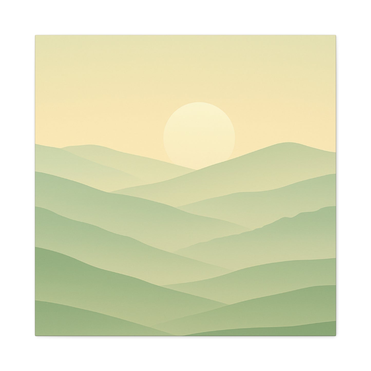 Matte Canvas, Stretched, 1.25" Sunset or Sunrise
