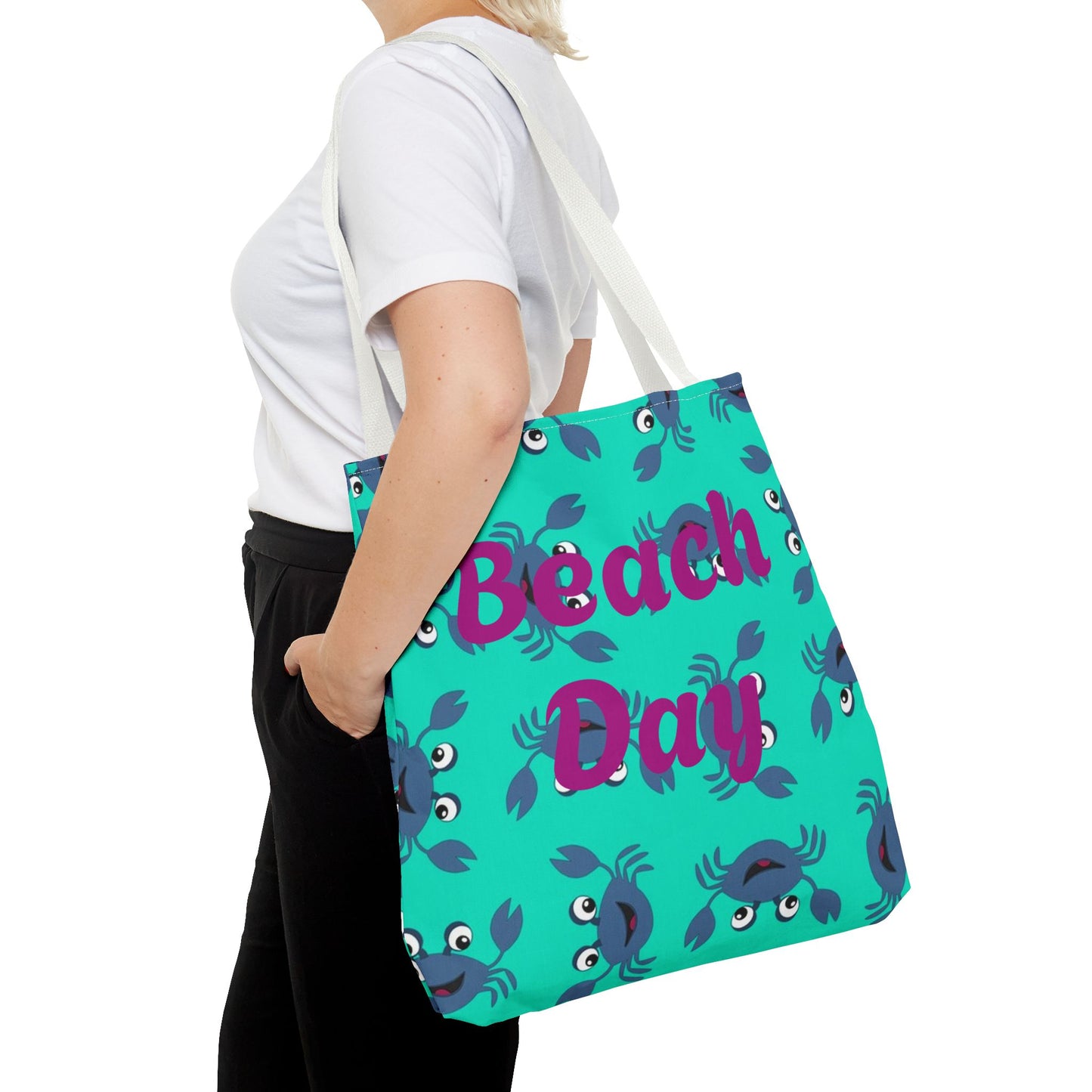 Beach Day Tote Bag, Summer Beach Essentials, Gift for Ocean Lovers, Eco-Friendly Shopping Bag, Fun Beach tote, Casual Day Out.