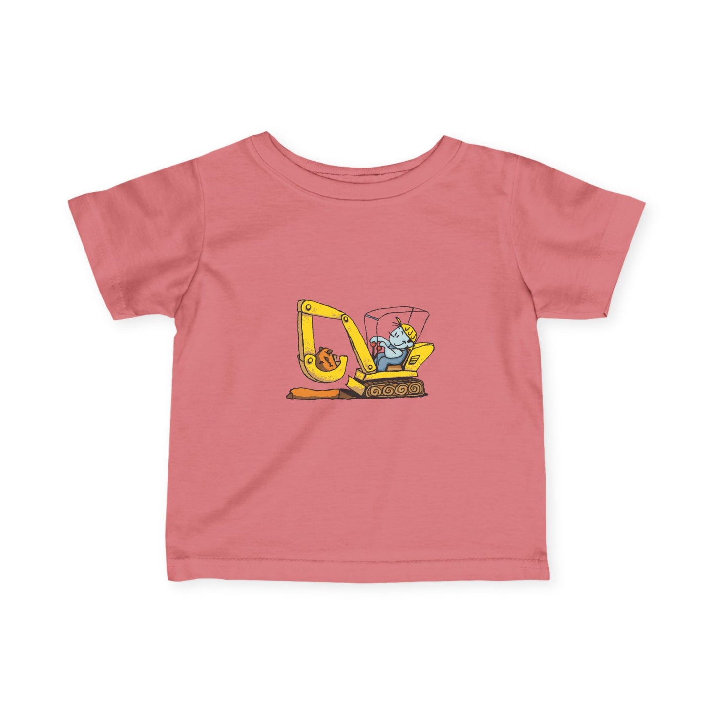 Cute Construction Theme Infant Tee, Baby T-Shirt, Toddler Clothing, Birthday Gift, Playful Outfit, Unique Baby Wear