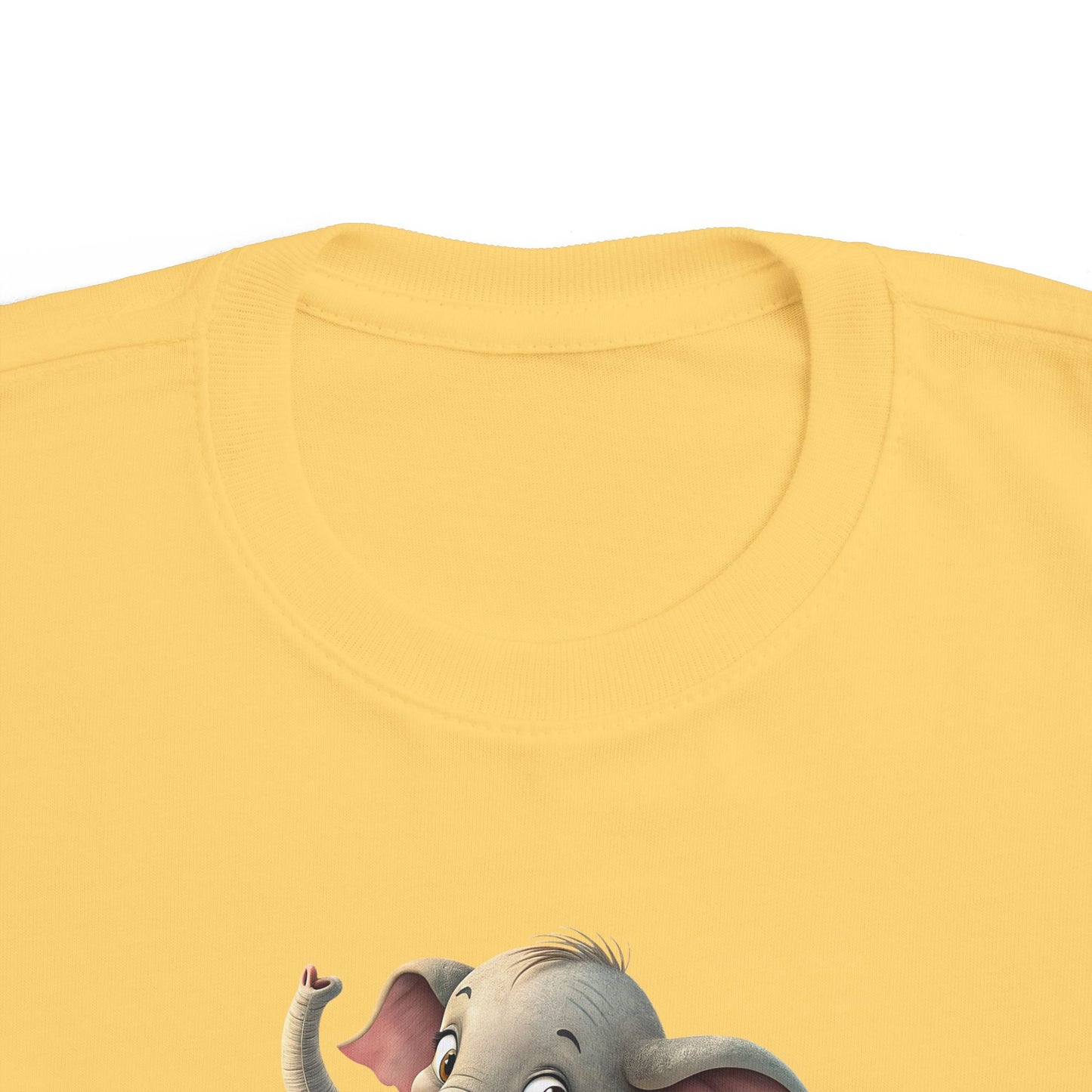 Cute Elephant Toddler Tee, Fun Summer Shirt, Kids Beachwear, Adorable Gift for Ages 2-5, Playful Animal Apparel