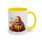 Whimsical Halloween Coffee Mug | Pumpkin-Inspired Drinkware, Cute Fall Decor, Gift for Pumpkin Lovers, Cozy Autumn Vibe