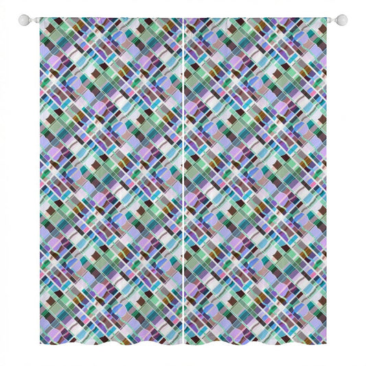 Sheer Curtain Colorful
