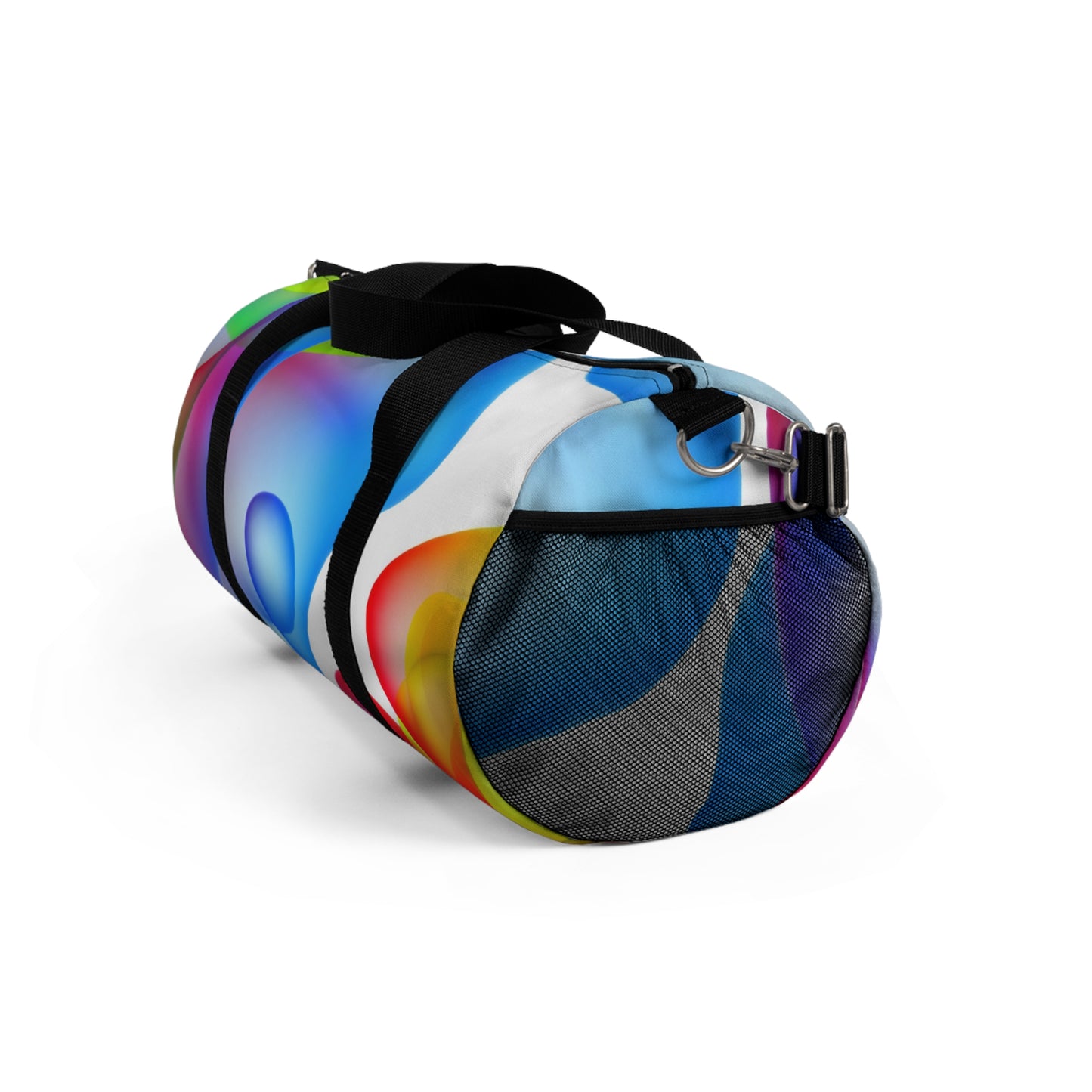 Vibrant Colorful Duffel Bag, Gym Bag, Travel Tote, Weekend Luggage, Sporty Carryall, Perfect for Sports, Yoga, Travel