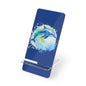 Dolphin Watercolor Phone Stand — Foldable Mobile Display Stand for Smartphones