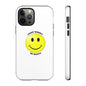 Happy Face Phone Case, Tough Cases, Don’t Worry, Be Happy, Cute Gift for Friends, Positive Vibes, Fun Mobile Accessories