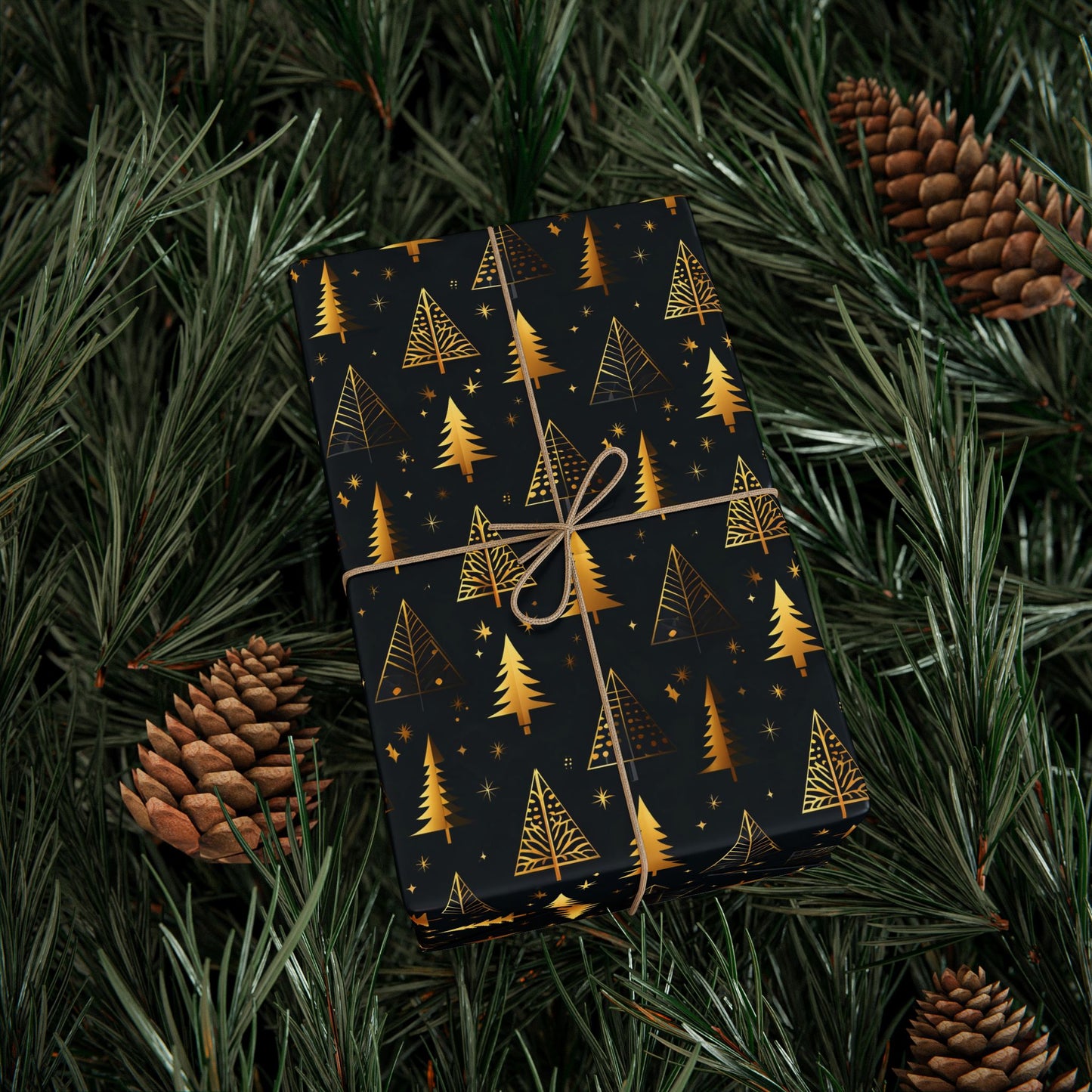 Elegant Holiday Wrapping Paper | Gift Wrap for Christmas, Birthdays, Parties, Eco-Friendly Gift Packaging, Festive Celebration Wrap