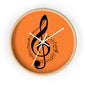 Musical Notes Wall Clock, Perfect Gift for Musicians, Music Lovers, Home Décor
