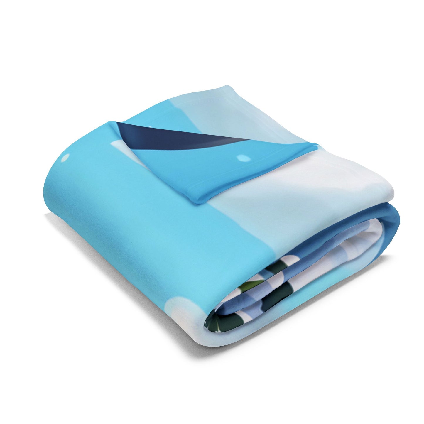 Arctic Fleece Blanket Snowman