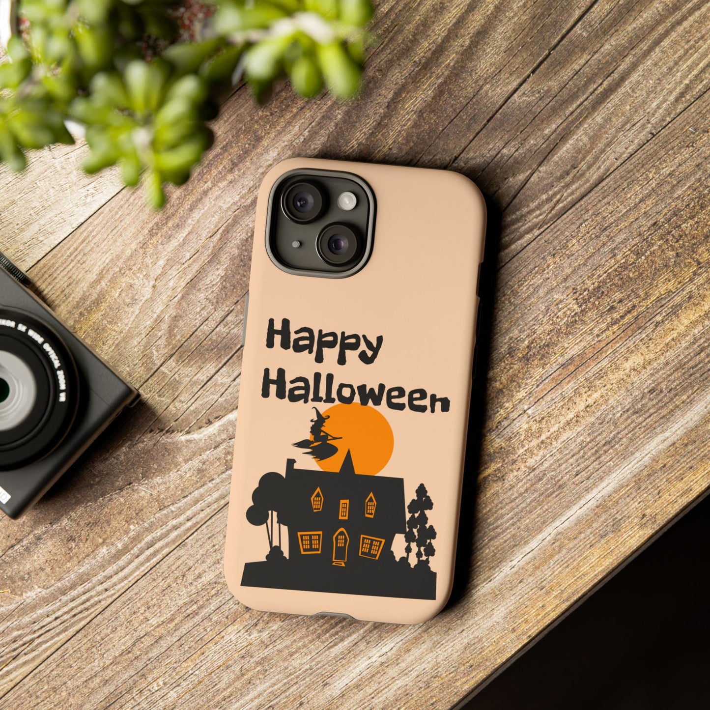 Halloween Phone Case, Spooky Mobile Cover, Tough Case for Phone, Witch Design, Fall Decor, Unique Gift for Halloween