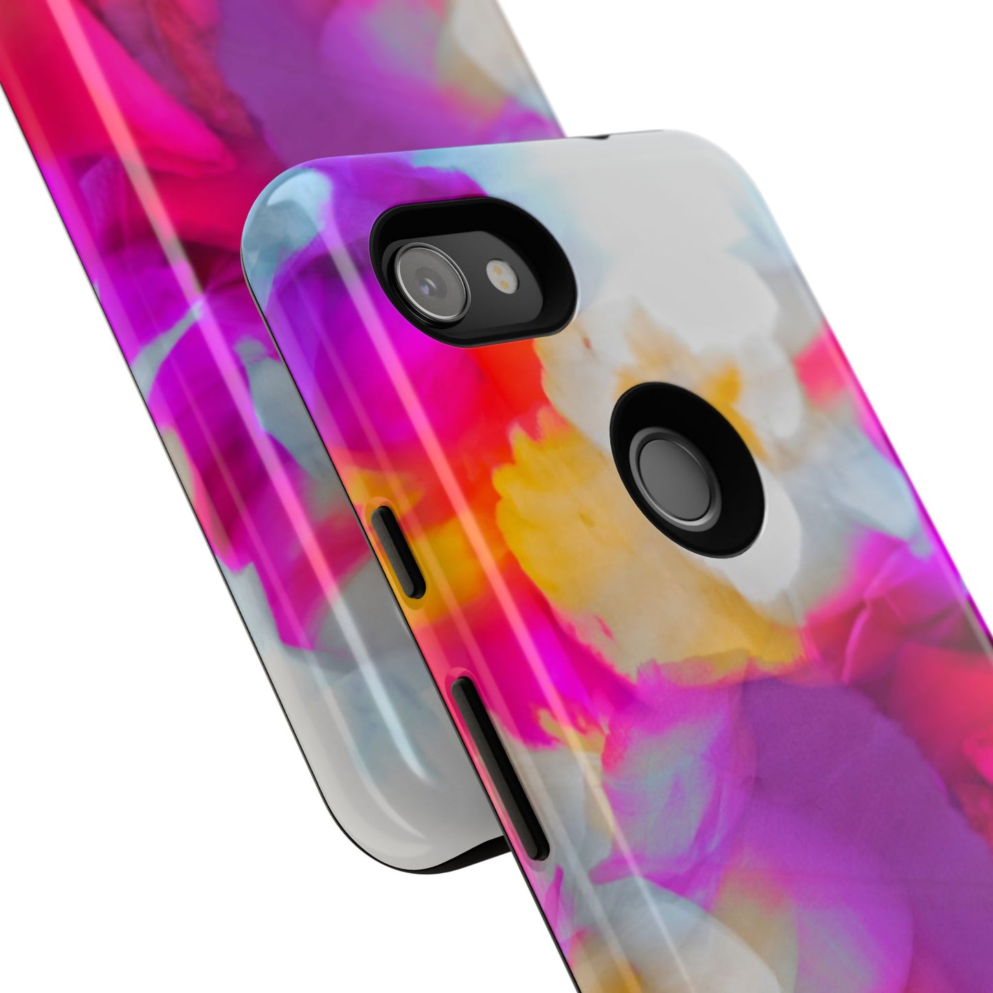 Floral Phone Case: Stylish Art for Your Device, Tough Cases, Gift for Her, Flower Print, Trendy Accessories, Phone Protection