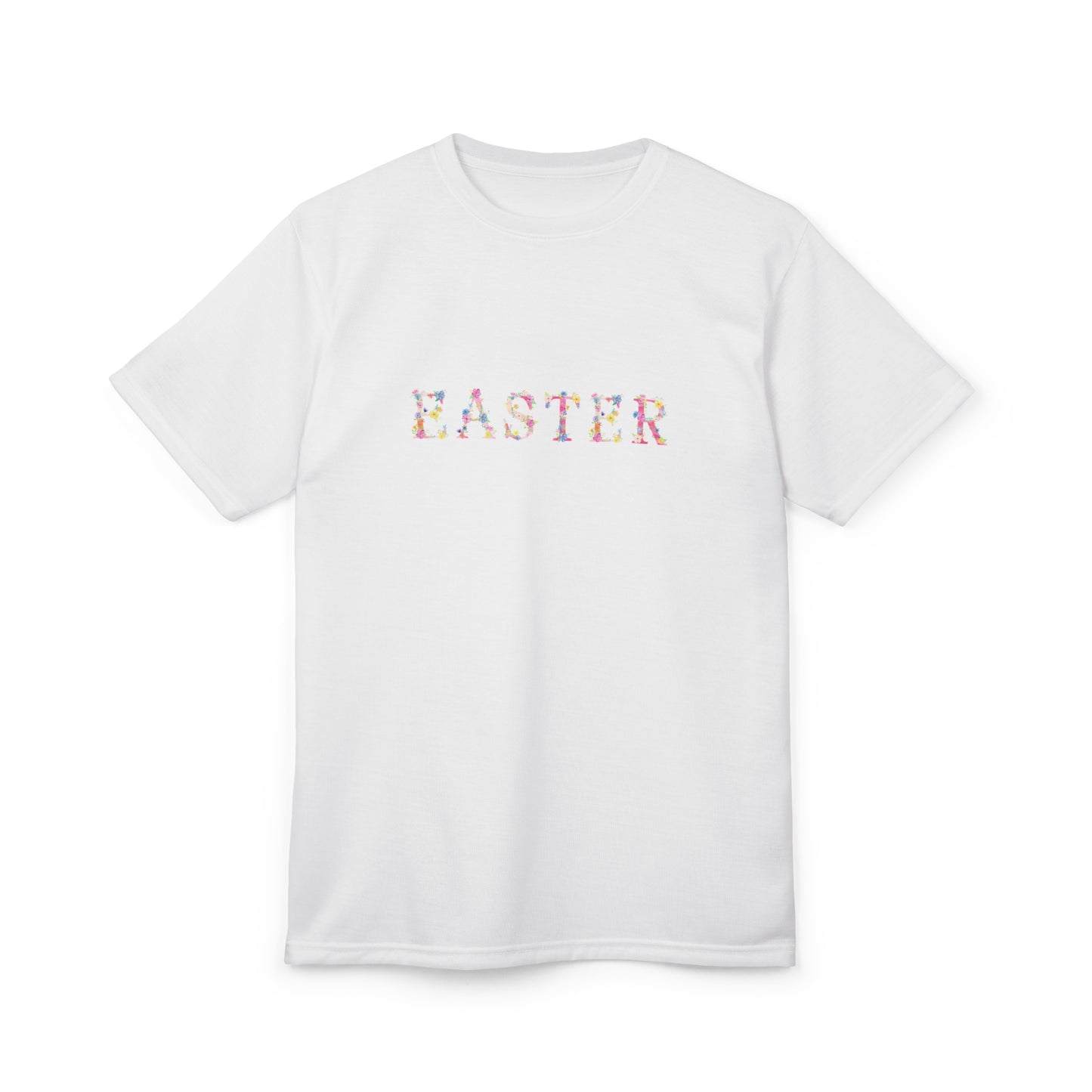 Easter Floral Unisex Cut & Sew Tee, Spring T-Shirt, Cute Easter Shirt, Holiday Gift, Family Gathering Outfit, Seasonal Apparel