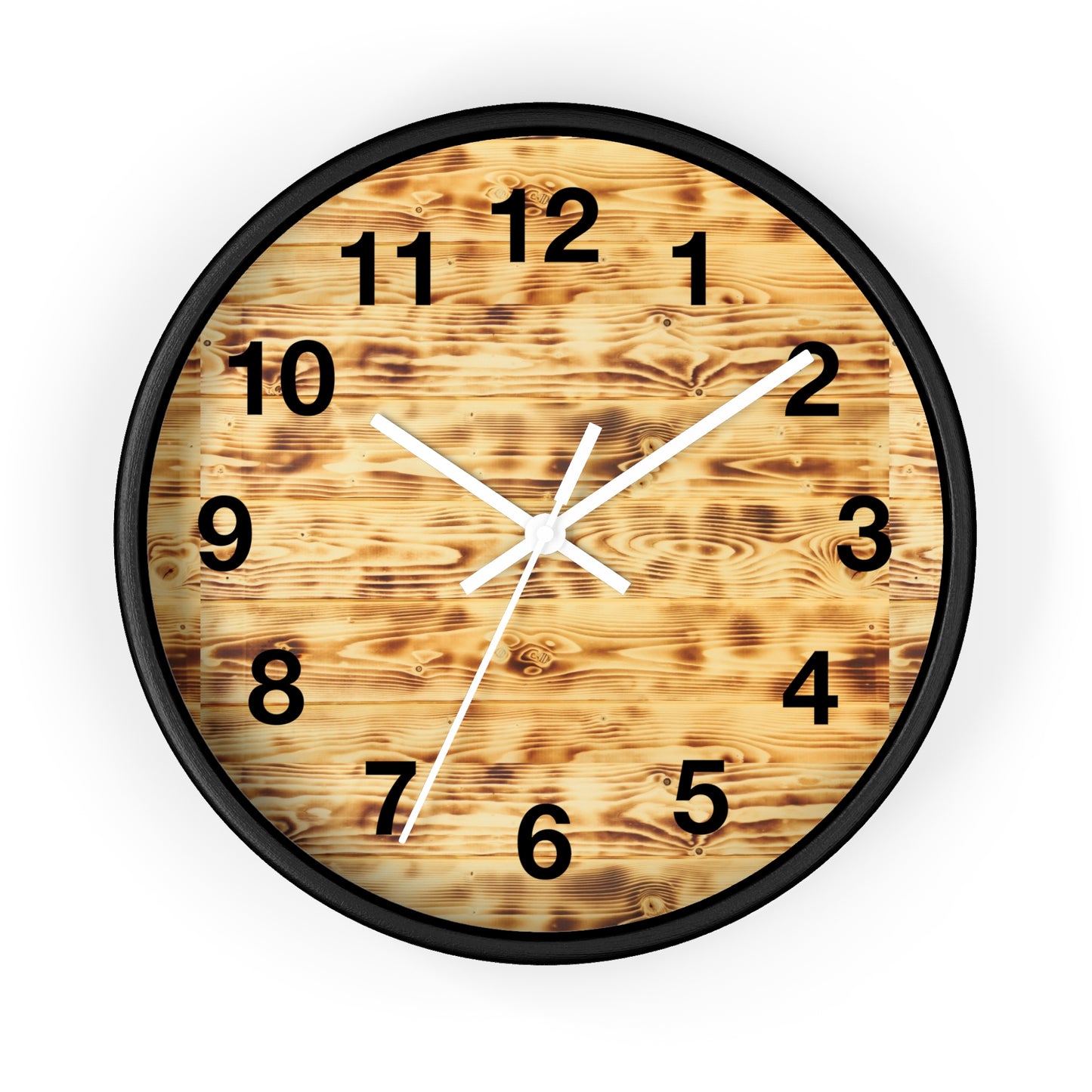 Rustic Wood Wall Clock | Natural Decor, Home Office Gift, Farmhouse Style, Timepiece, Unique Wall Art