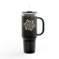 Stylish Insulated Travel Mug, 40oz - Perfect for Hot and Cold Drinks, Gifts for Coffee Lovers, Road Trips, and Office Use