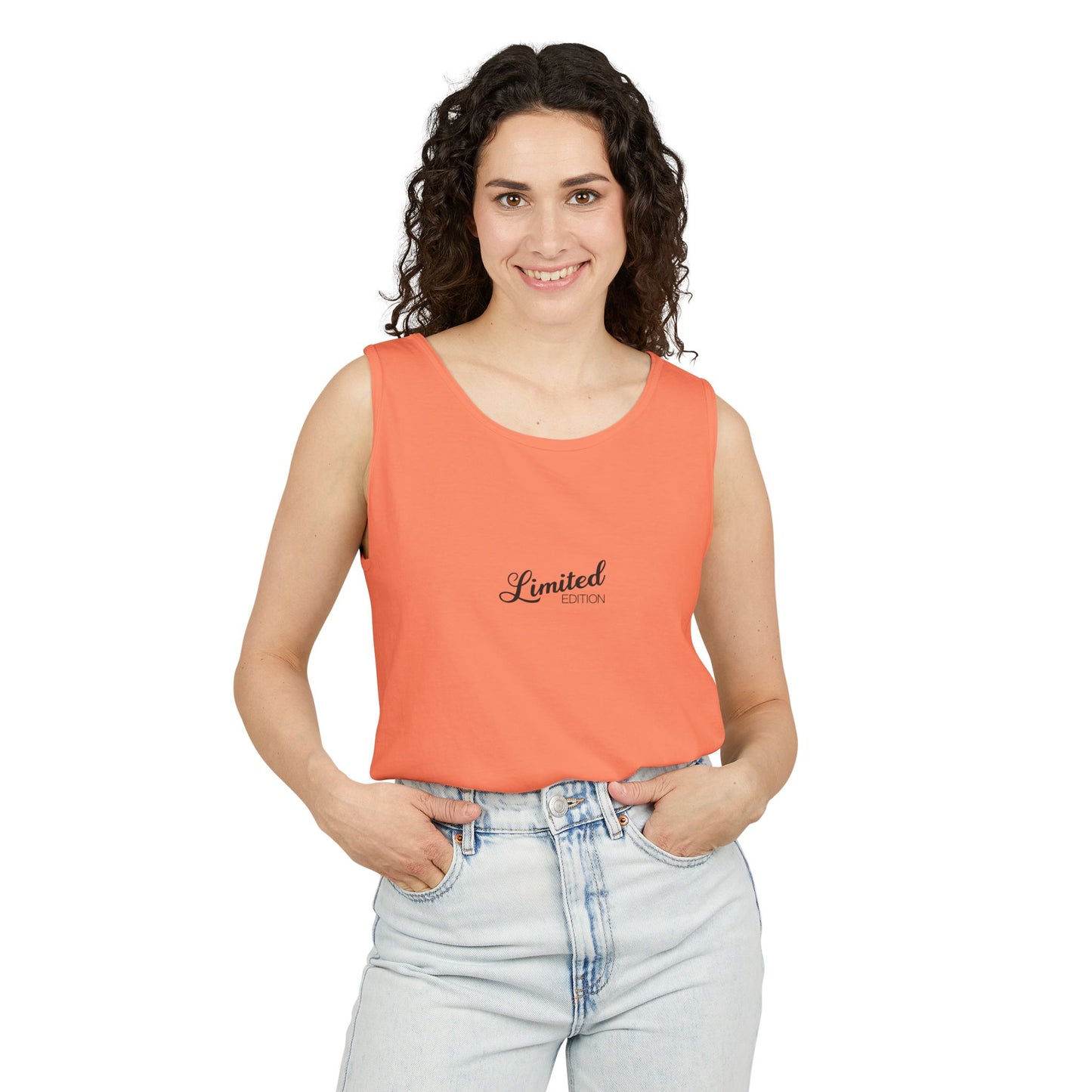 Limited Edition Unisex Garment-Dyed Tank Top, Summer Fashion, Beachwear, Gift for Him & Her, Casual Style, Relaxed Fit