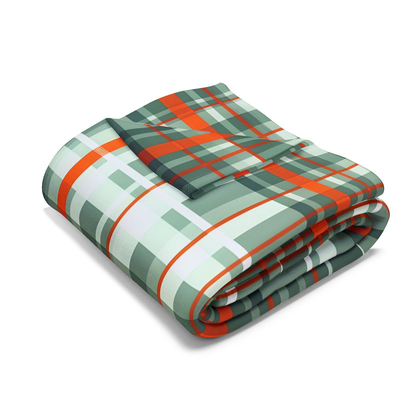 Cozy Plaid Arctic Fleece Blanket, Warm Throw for Winter, Holiday Gift, Home Decor, Outdoor Blanket, Soft Blanket